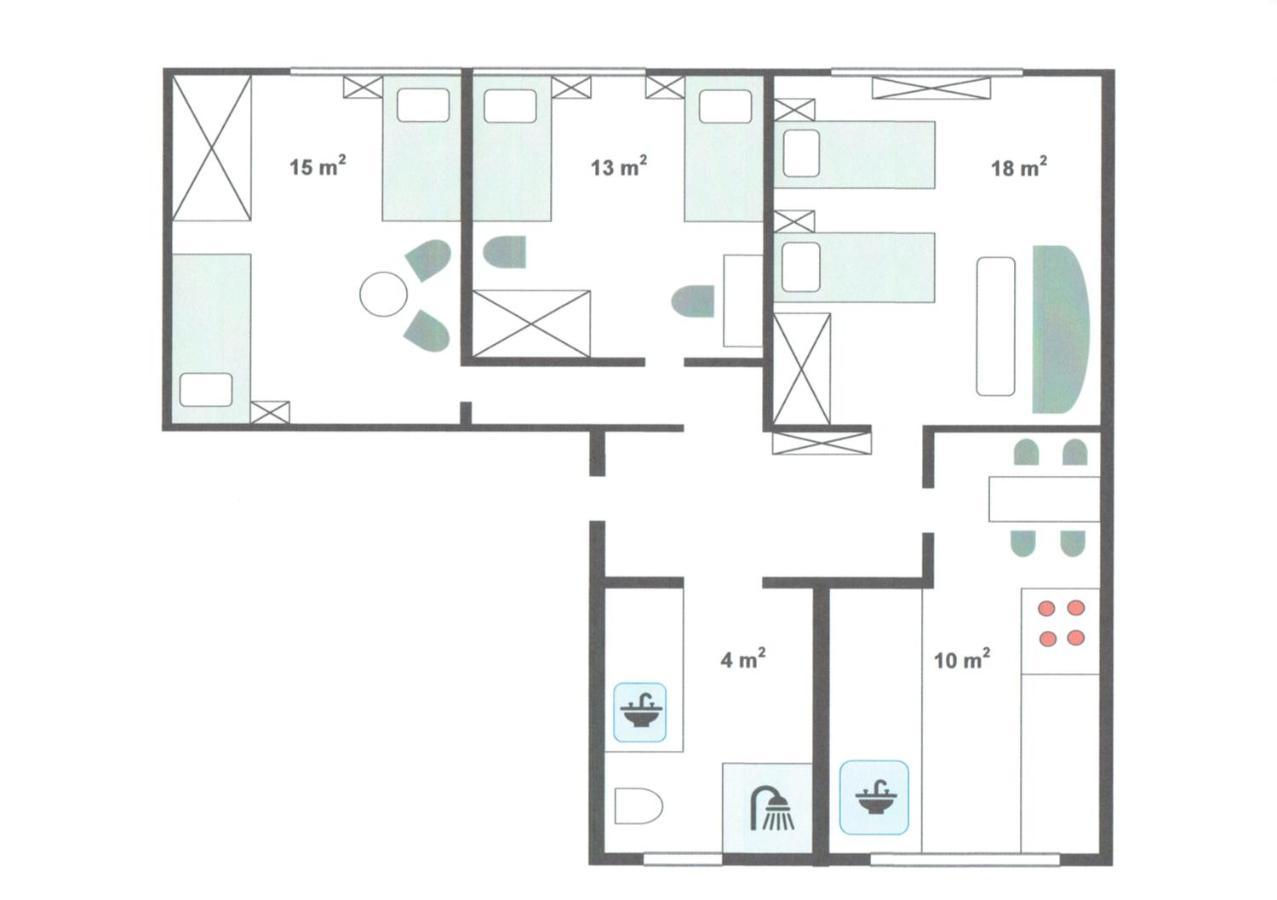 Ferienwohnung Szarotka Stettin Exterior foto